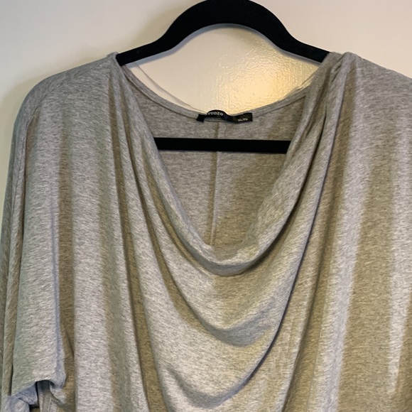 Like new - Cowel neck heather grey jersey top from Winners - Picture 2 of 2